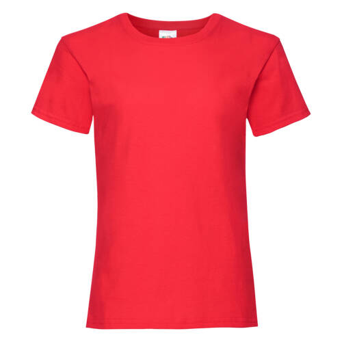 Fruit of the Loom Girls Valueweight T Girls Valueweight T – 104, Red-40