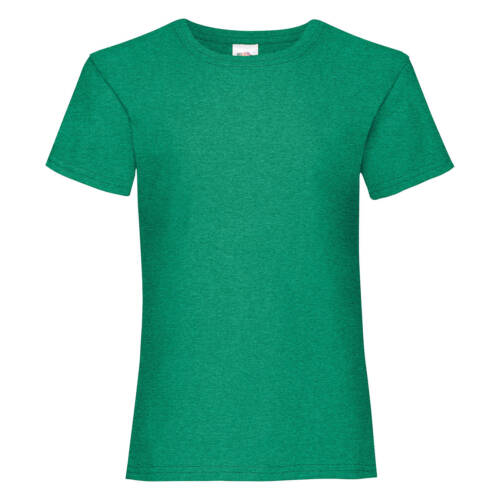 Fruit of the Loom Girls Valueweight T Girls Valueweight T – 104, Heather Green-RX
