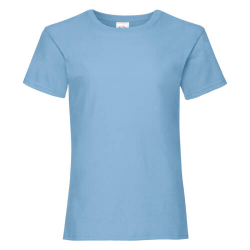 Fruit of the Loom Girls Valueweight T Girls Valueweight T – 104, Sky Blue-YT