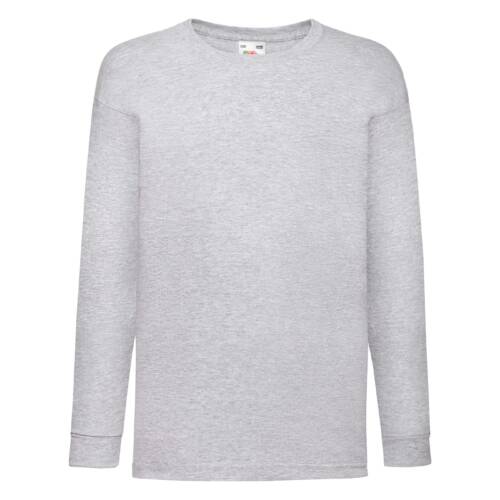 Fruit of the Loom Kids Valueweight Long Sleeve T Kids Valueweight Long Sleeve T – 104, Heather Grey-94