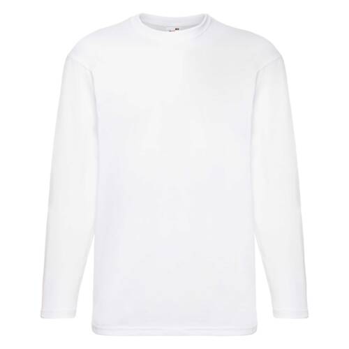 Fruit of the Loom Valueweight Long Sleeve T Valueweight Long Sleeve T – 2XL, White-30