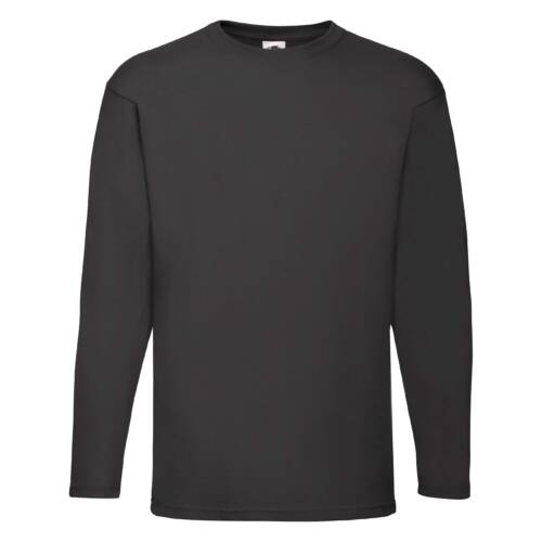 Fruit of the Loom Valueweight Long Sleeve T Valueweight Long Sleeve T – 2XL, Black-36