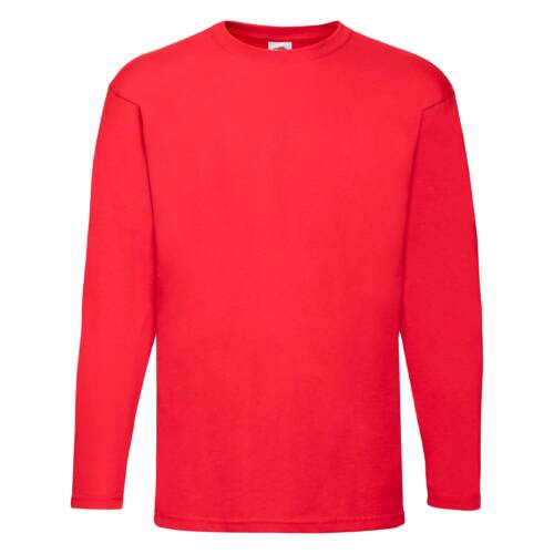 Fruit of the Loom Valueweight Long Sleeve T Valueweight Long Sleeve T – 2XL, Red-40