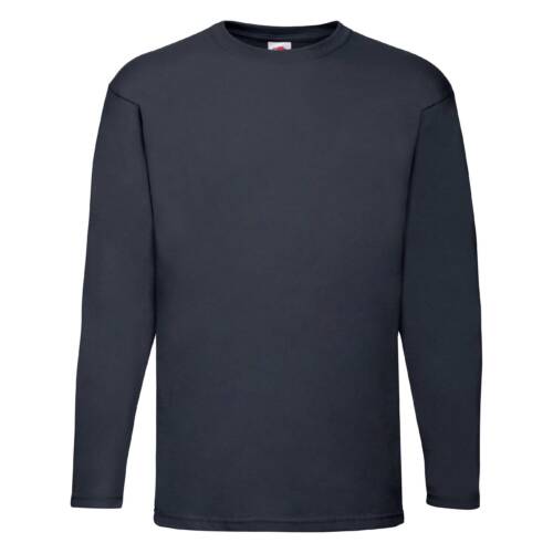 Fruit of the Loom Valueweight Long Sleeve T Valueweight Long Sleeve T – 2XL, Deep Navy-AZ