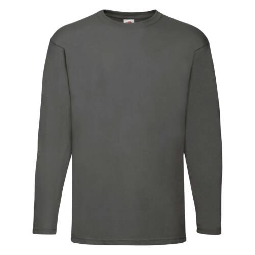 Fruit of the Loom Valueweight Long Sleeve T Valueweight Long Sleeve T – 2XL, Light Graphite-GL