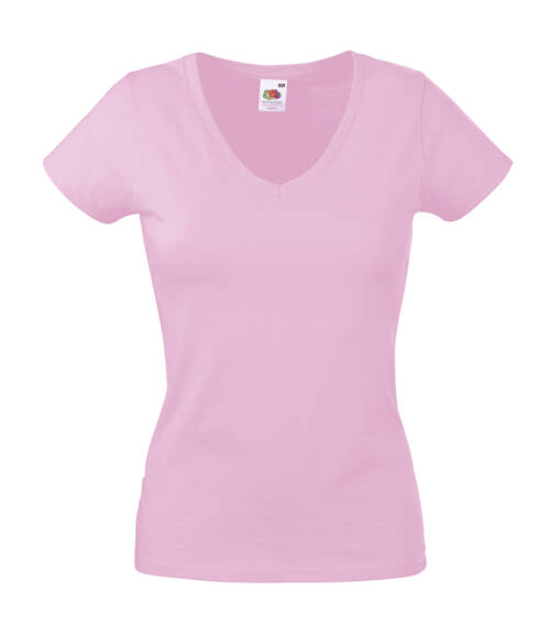 Fruit of the Loom Lady-Fit Valueweight V-Neck T Lady-Fit Valueweight V-Neck T – XL, rosé-52