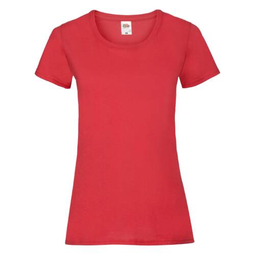 Fruit of the Loom Ladies Valueweight T Ladies Valueweight T – 2XL, Red-40