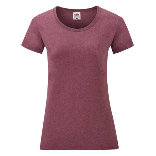 Fruit of the Loom Ladies Valueweight T Ladies Valueweight T – 2XL, Heather Burgundy-H1