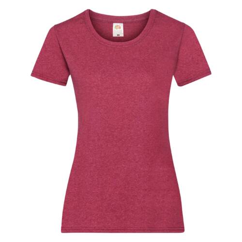 Fruit of the Loom Ladies Valueweight T Ladies Valueweight T – 2XL, Heather Red-VH