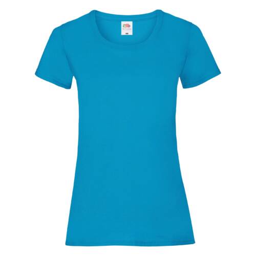 Fruit of the Loom Ladies Valueweight T Ladies Valueweight T – 2XL, Azure Blue-ZU