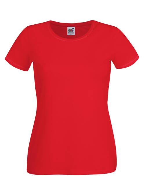Fruit of the Loom Crew Neck T Lady-Fit Crew Neck T Lady-Fit – XS, rot-40