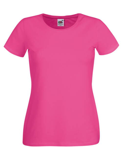 Fruit of the Loom Crew Neck T Lady-Fit Crew Neck T Lady-Fit – 2XL, Fuchsia-57