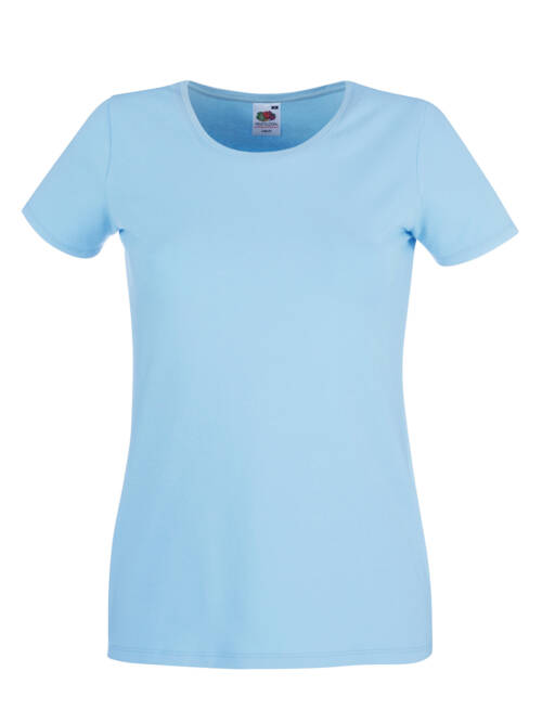 Fruit of the Loom Crew Neck T Lady-Fit Crew Neck T Lady-Fit – 2XL, pastellblau-YT