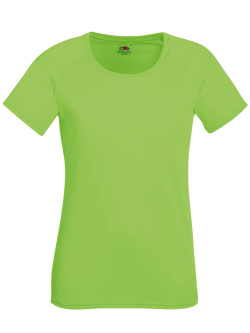 Fruit of the Loom Ladies Performance T Ladies Performance T – 2XL, Lime-LM