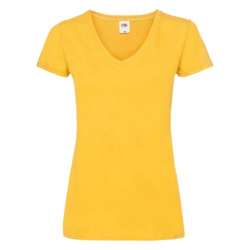 Fruit of the Loom Ladies Valueweight V-Neck T Ladies Valueweight V-Neck T – 2XL, Sunflower-34