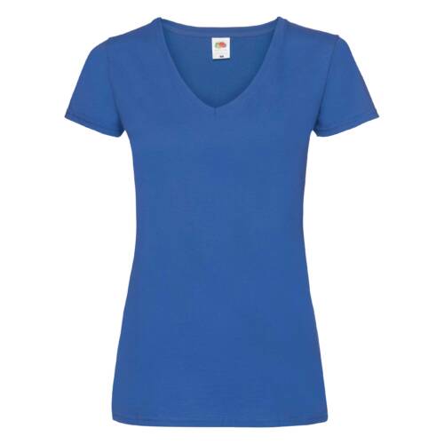 Fruit of the Loom Ladies Valueweight V-Neck T Ladies Valueweight V-Neck T – 2XL, Royal Blue-51