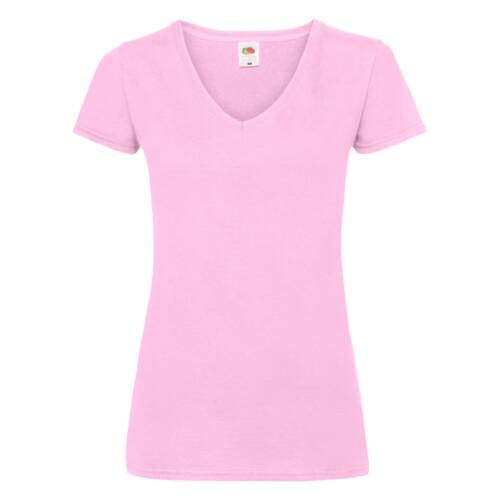 Fruit of the Loom Ladies Valueweight V-Neck T Ladies Valueweight V-Neck T – 2XL, Light Pink-52