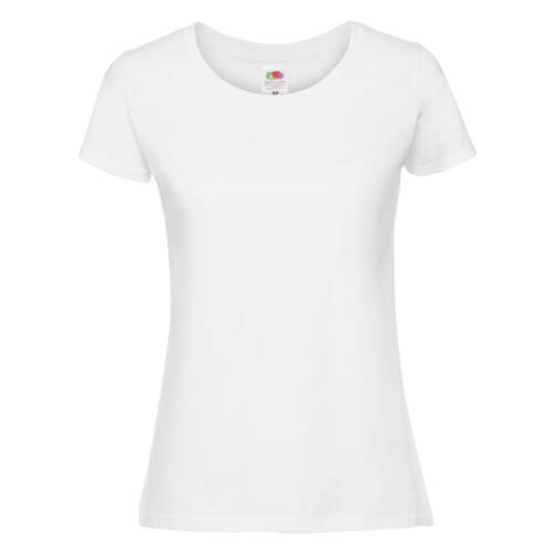 Fruit of the Loom Ladies Iconic 195 Ringspun Premium T Ladies Iconic 195 Ringspun Premium T – 2XL, White-30