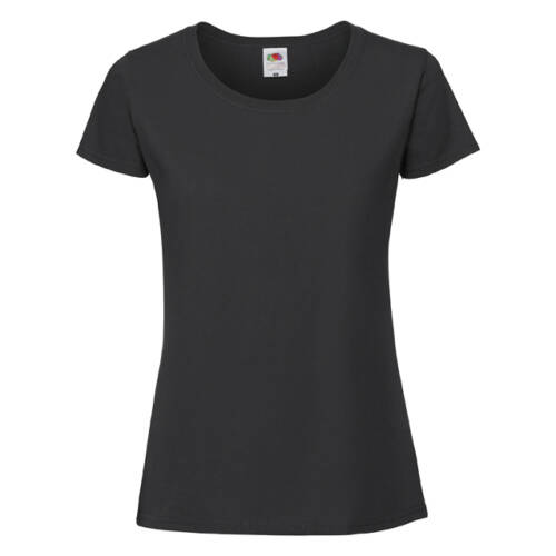 Fruit of the Loom Ladies Iconic 195 Ringspun Premium T Ladies Iconic 195 Ringspun Premium T – 2XL, Black-36