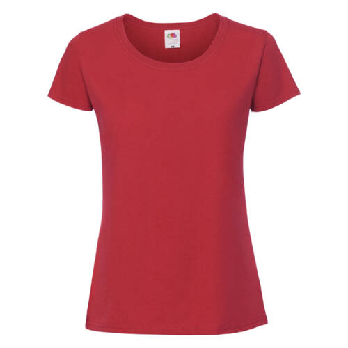 Fruit of the Loom Ladies Iconic 195 Ringspun Premium T Ladies Iconic 195 Ringspun Premium T – 2XL, Red-40