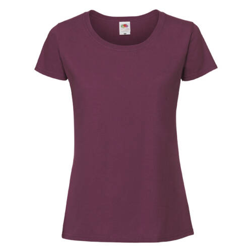 Fruit of the Loom Ladies Iconic 195 Ringspun Premium T Ladies Iconic 195 Ringspun Premium T – 2XL, Burgundy-41