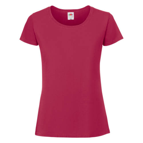 Fruit of the Loom Ladies Iconic 195 Ringspun Premium T Ladies Iconic 195 Ringspun Premium T – 2XL, Cranberry-CY