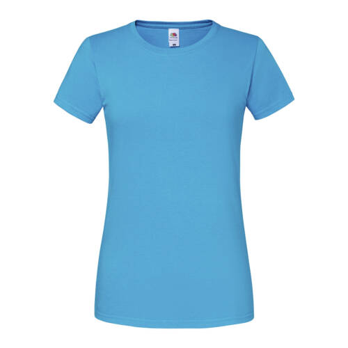 Fruit of the Loom Ladies Iconic 195 Ringspun Premium T Ladies Iconic 195 Ringspun Premium T – 2XL, Azure Blue-ZU