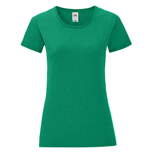 Fruit of the Loom Ladies Iconic 150 T Ladies Iconic 150 T – 2XL, Heather Green-RX