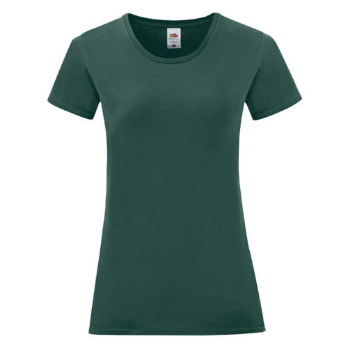 Fruit of the Loom Ladies Iconic 150 T Ladies Iconic 150 T – 2XL, Forest green-TM