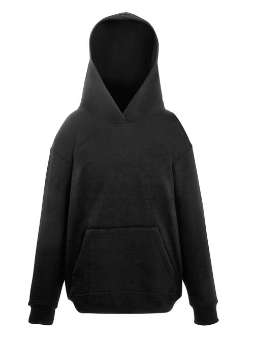 Fruit of the Loom Kids Unique Hooded Sweat Kids Unique Hooded Sweat – 116, schwarz-36