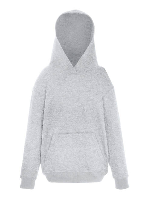 Fruit of the Loom Kids Unique Hooded Sweat Kids Unique Hooded Sweat – 116, graumeliert-94