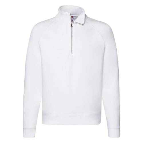 Fruit of the Loom Premium Zip Neck Sweat Premium Zip Neck Sweat – 2XL, White-30