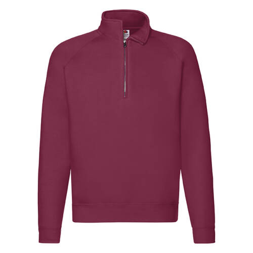 Fruit of the Loom Premium Zip Neck Sweat Premium Zip Neck Sweat – 2XL, Burgundy-41