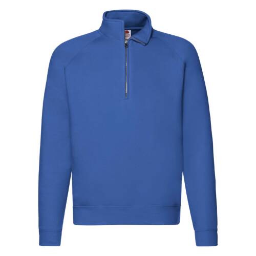 Fruit of the Loom Premium Zip Neck Sweat Premium Zip Neck Sweat – 2XL, Royal Blue-51