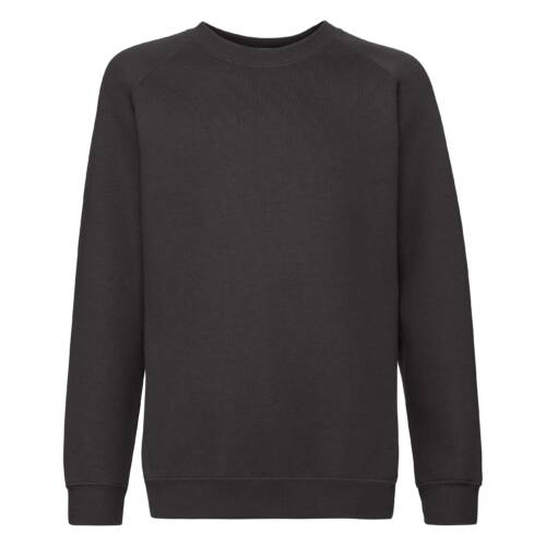 Fruit of the Loom Kids Premium Raglan Sweat Kids Premium Raglan Sweat – 104, Black-36