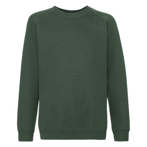 Fruit of the Loom Kids Premium Raglan Sweat Kids Premium Raglan Sweat – 104, Bottle Green-38