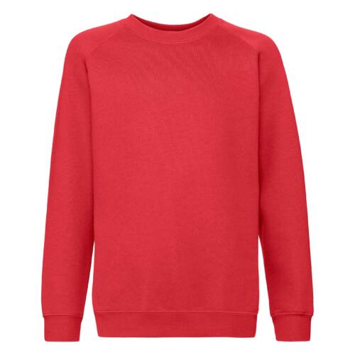 Fruit of the Loom Kids Premium Raglan Sweat Kids Premium Raglan Sweat – 104, Red-40