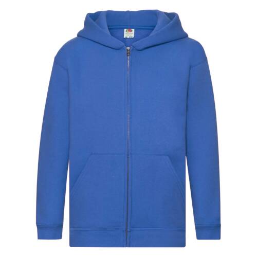 Fruit of the Loom Kids Premium Hooded Sweat Jacket Kids Premium Hooded Sweat Jacket – 116, Royal Blue-51