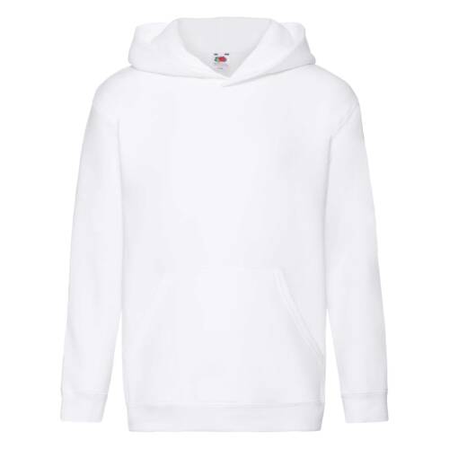 Fruit of the Loom Kids Premium Hooded Sweat Kids Premium Hooded Sweat – 116, White-30