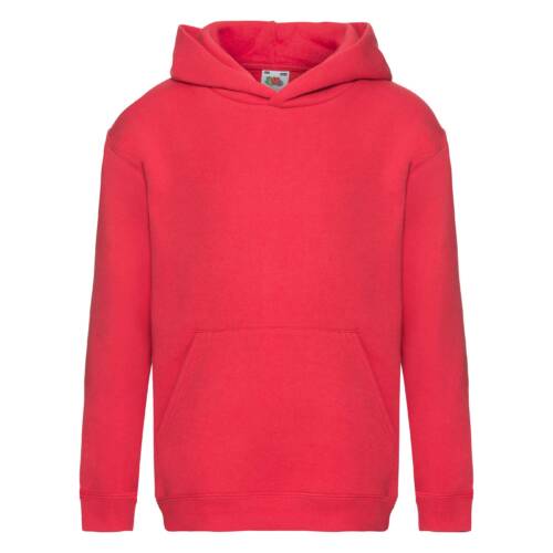 Fruit of the Loom Kids Premium Hooded Sweat Kids Premium Hooded Sweat – 116, Red-40