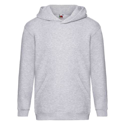 Fruit of the Loom Kids Premium Hooded Sweat Kids Premium Hooded Sweat – 116, Heather Grey-94