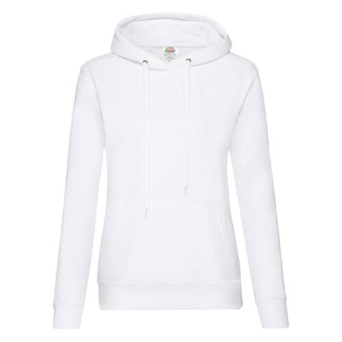 Fruit of the Loom Ladies Classic Hooded Sweat Ladies Classic Hooded Sweat – 2XL, White-30