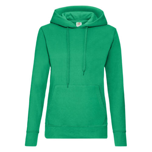 Fruit of the Loom Ladies Classic Hooded Sweat Ladies Classic Hooded Sweat – 2XL, Kelly Green-47