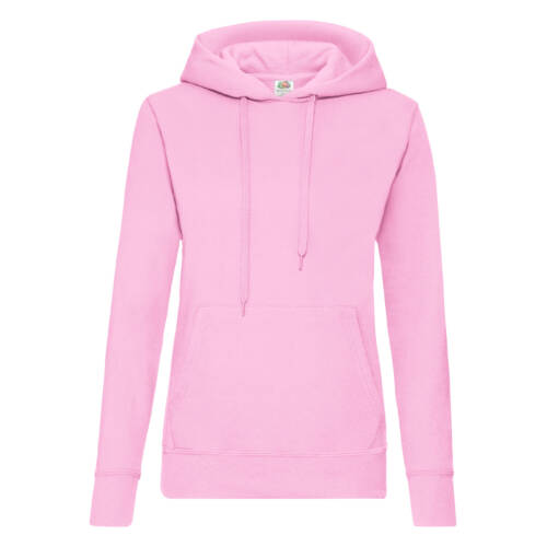 Fruit of the Loom Ladies Classic Hooded Sweat Ladies Classic Hooded Sweat – 2XL, Light Pink-52