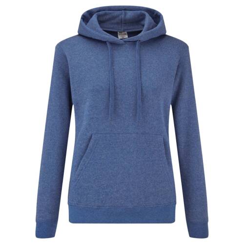 Fruit of the Loom Ladies Classic Hooded Sweat Ladies Classic Hooded Sweat – 2XL, Heather Royal-R6