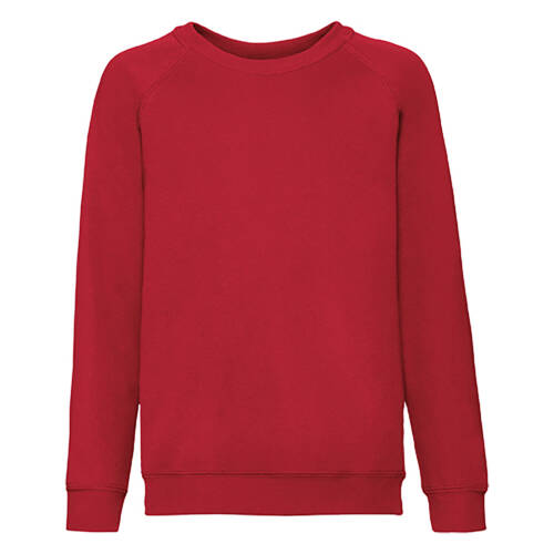 Fruit of the Loom Kids Classic Raglan Sweat Kids Classic Raglan Sweat – 104, Red-40