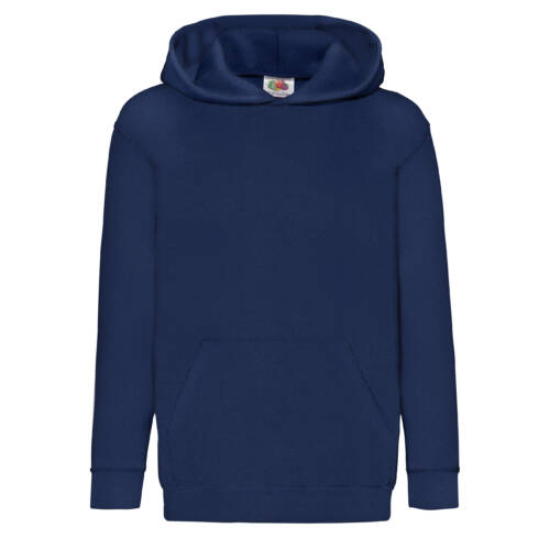 Fruit of the Loom Kids Classic Hooded Sweat Kids Classic Hooded Sweat – 116, Navy-32