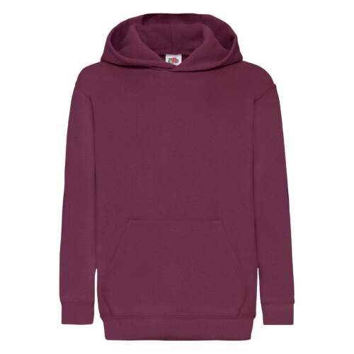 Fruit of the Loom Kids Classic Hooded Sweat Kids Classic Hooded Sweat – 116, Burgundy-41