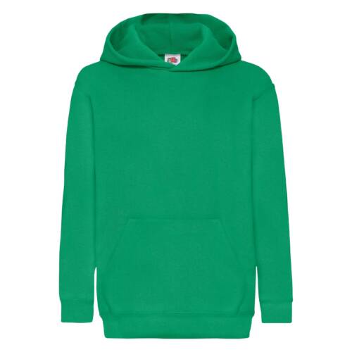 Fruit of the Loom Kids Classic Hooded Sweat Kids Classic Hooded Sweat – 116, Kelly Green-47