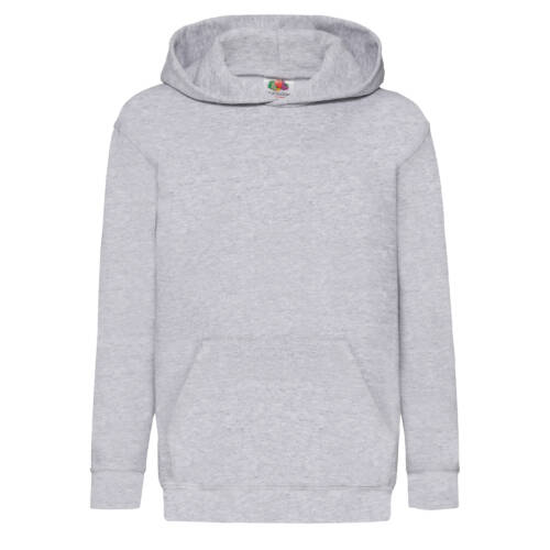 Fruit of the Loom Kids Classic Hooded Sweat Kids Classic Hooded Sweat – 116, Heather Grey-94